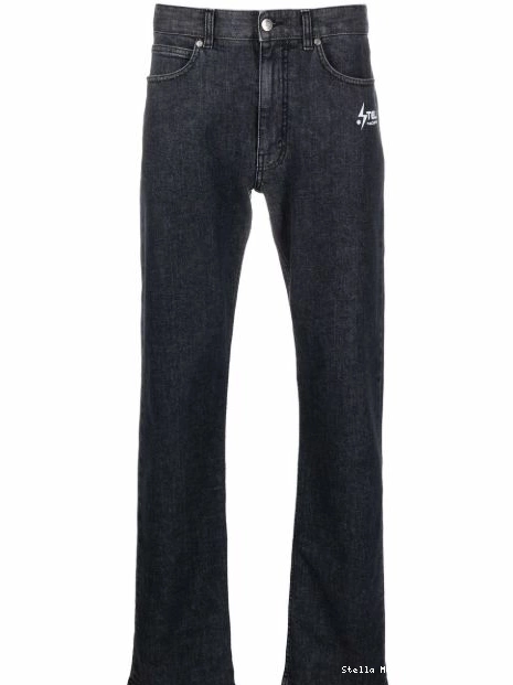 Cheap jeans Stella Women logo-print McCartney straight-leg 0822